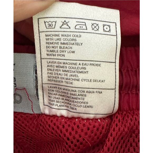 Nike sports vintage red pleated windbreaker pants size M - Picture 5 of 12